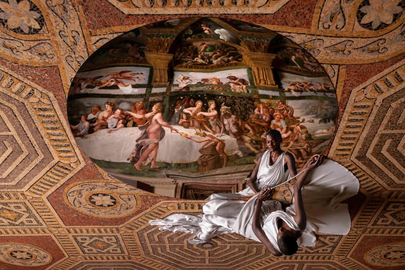 Pelikulang Sci‑Fi ni Isaac Julien, Naghari sa Palazzo Te sa Italya