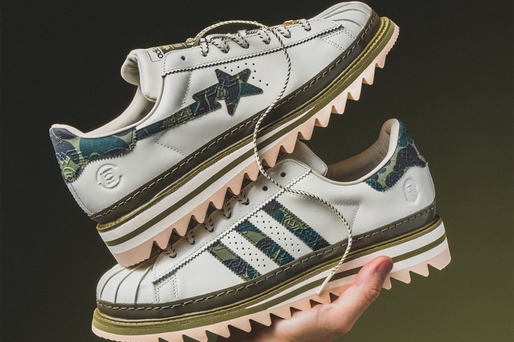 Nagbanggaan ang CLOT at BAPE sa Bagong adidas Superstar Sneaker