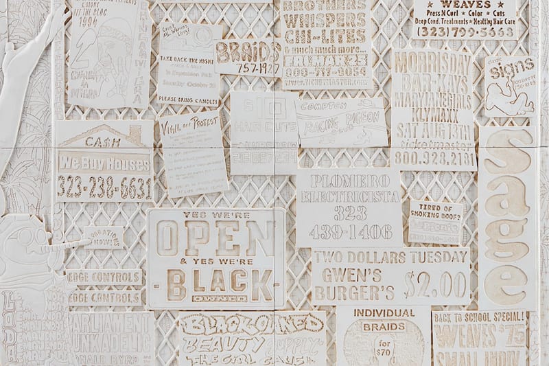 Ilulunsad ni Lauren Halsey ang mga bagong obra sa Gagosian New York