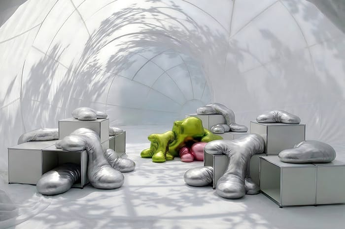 Pampam na Inflatables: Snøhetta at USM Installation na Bumibida sa Milan