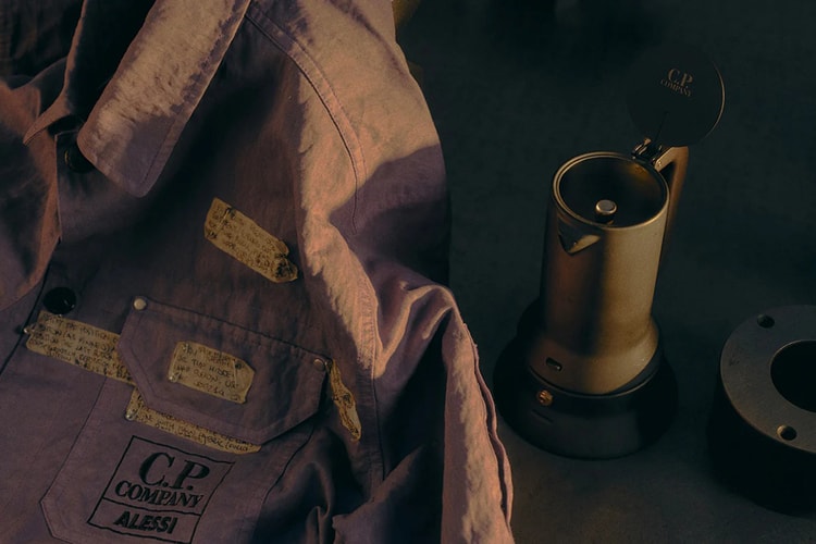 C.P. Company x Alessi Coffee Set, swak sa garment‑dyed capsule drop