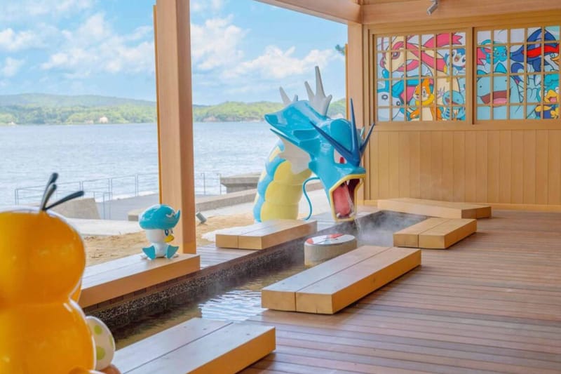 Bagong Pokémon Footbath ng Wakura Onsen: Sina Gyarados, Psyduck at Vaporeon, Bida sa Bagong Community Hot Spring Spot