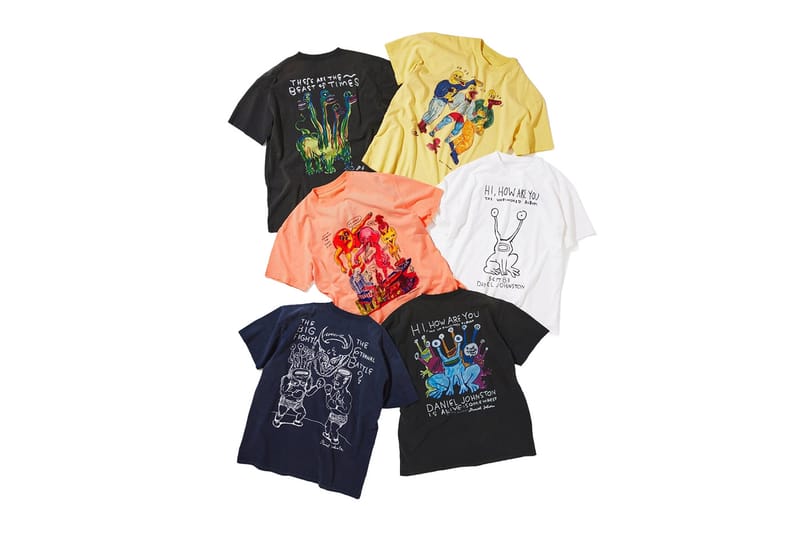 Dumating na ang Daniel Johnston x JOURNAL STANDARD Collab Tees sa Anim na Kulay
