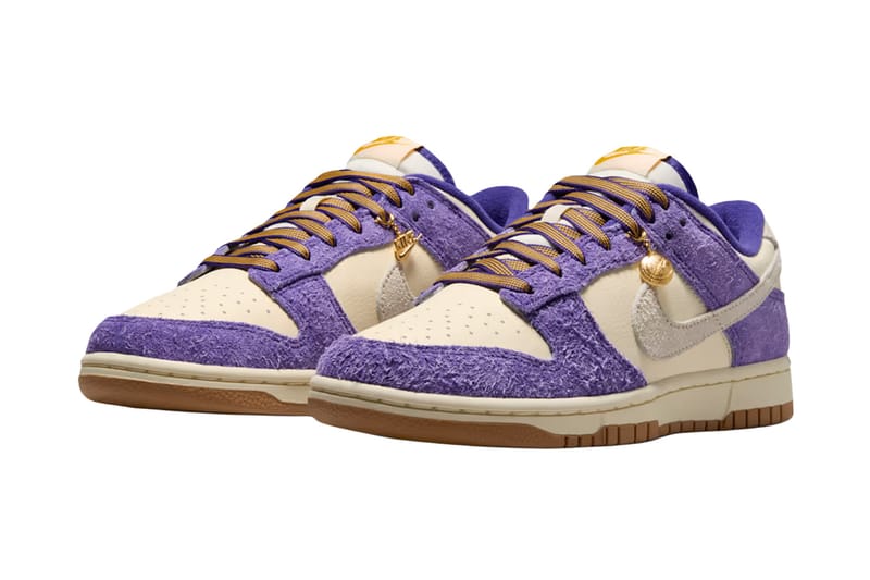 Nike Dunk Low “Game Day”: Shaggy Suede, Gold Hardware at Premium Leather Vibes