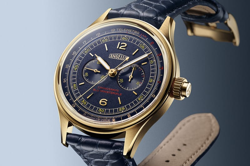 Ultra-Limited na Angelus “Blu Ministeriale” Chronograph na Alay sa Italy