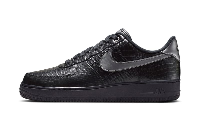 Nike nagdadala ng luxe na croc textures sa Air Force 1 Low “Triple Black”