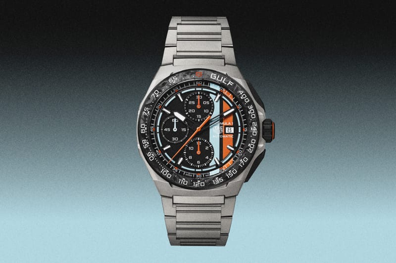 TAG Heuer muling nakipag-team up sa Gulf para sa espesyal na Formula 1 Automatic Chronograph