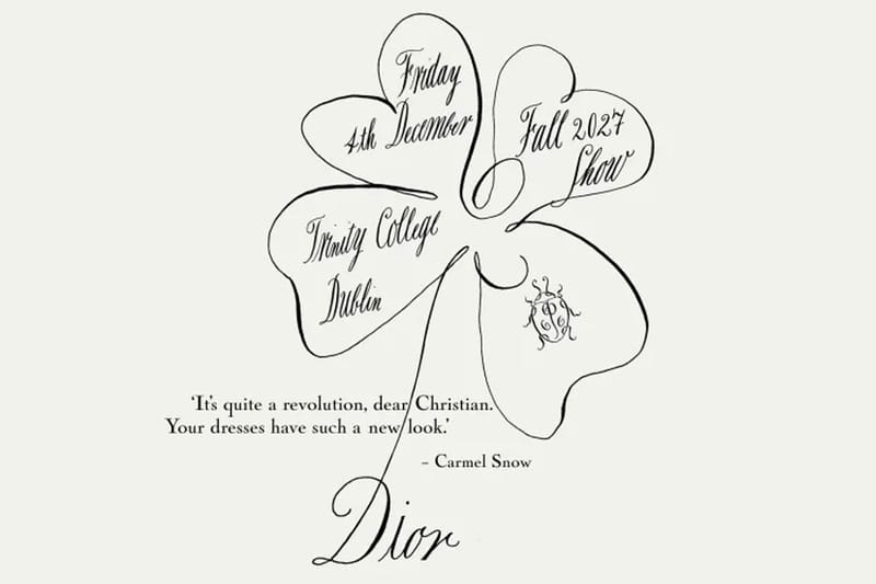 Idaraos ng Dior ang Pre-Fall 2027 Show sa Trinity College Dublin