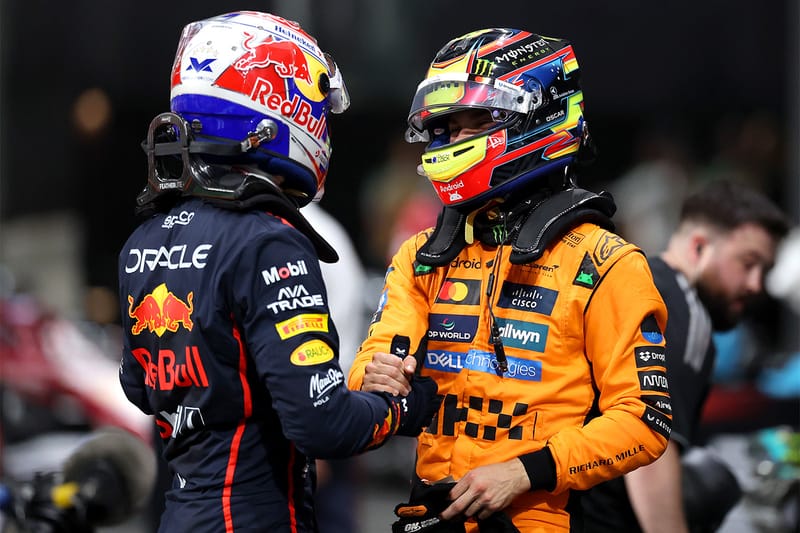 Game na si Lando Norris sa tsismis na lilipat si Max Verstappen sa McLaren bago ang British Grand Prix