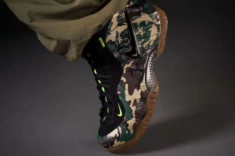 Nike Air Foamposite Pro “Green Camo” Nagbabalik sa Tag-init ng 2026