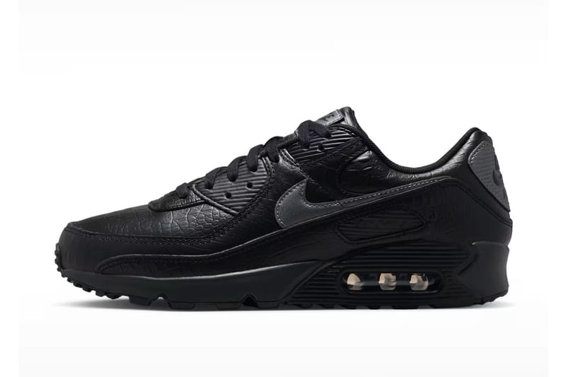 Nike Air Max 90 Premium: Matinding “Black Croc” Stealth Makeover