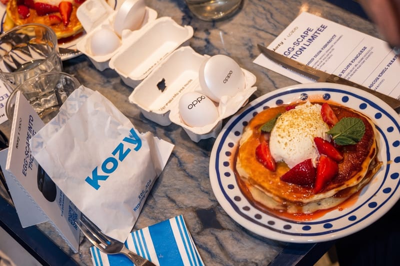 Parisians na nagba-brunch, nag-“Egg-scape” sa ingay at lubog sa tugtog sa Kozy Café x OPPO Enco Air5s collab
