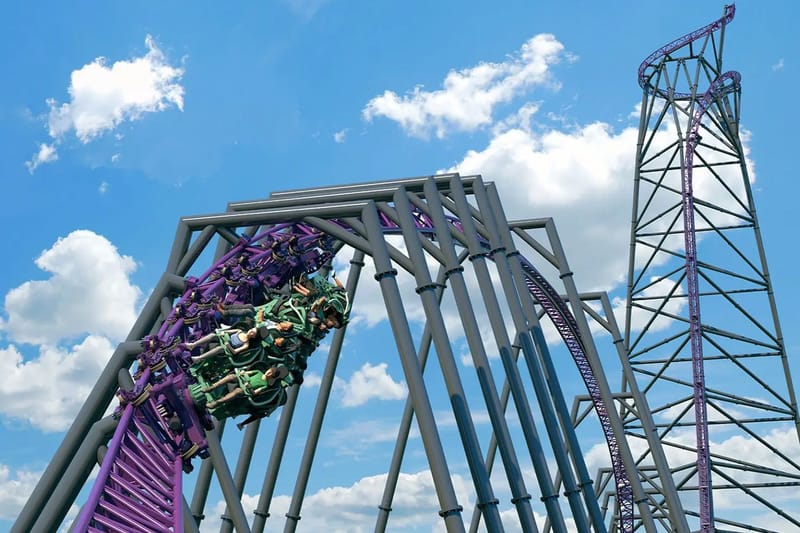 Nagtatayo ang Six Flags ng “Bakunawa,” isang umiikot na giga coaster na magtatakda ng mga bagong rekord