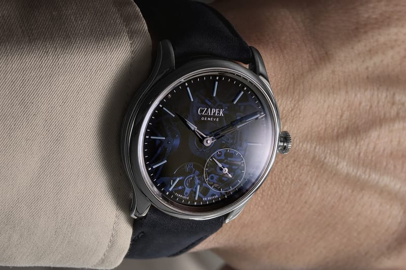 Binaligtad ng Czapek ang Escapement sa Skeletonized Promenade Transparencies Aqua Blue