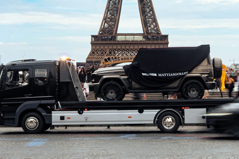 Isang Balot-ng-Perlas na BRABUS SUPERBLACK G800, Nagpahiwatig ng Kolaborasyon sa MATTIASGOLLIN sa Paris Fashion Week