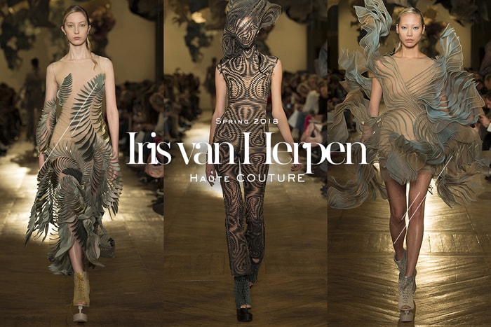 #PFW:Iris van Herpen 2018 春夏高訂系列,人裳合一展現大自然本質