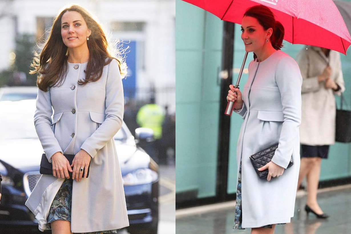 凱特王妃翻穿 3 年前的孕婦裝扮 不減經典時尚氣息