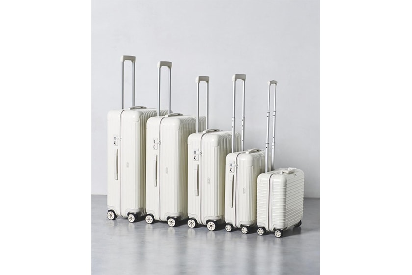 UNITED ARROWS 獨家推出全白 RIMOWA 行李箱