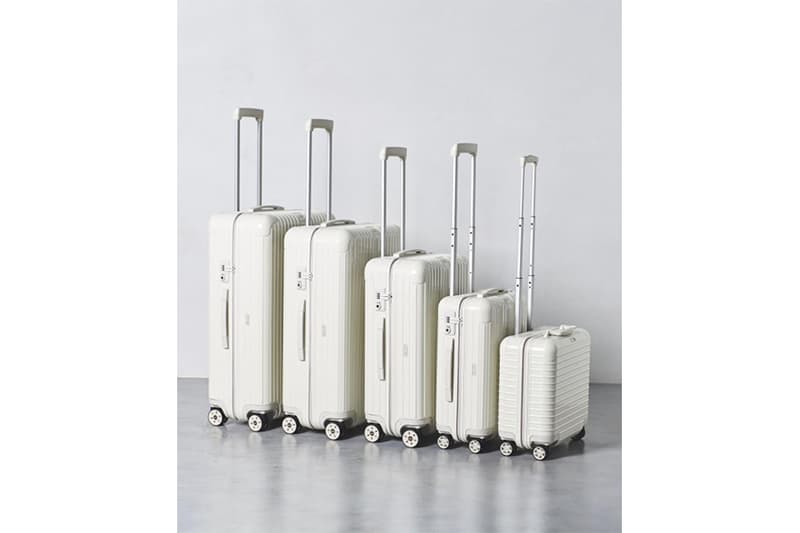 UNITED ARROWS 獨家推出全白 RIMOWA 行李箱