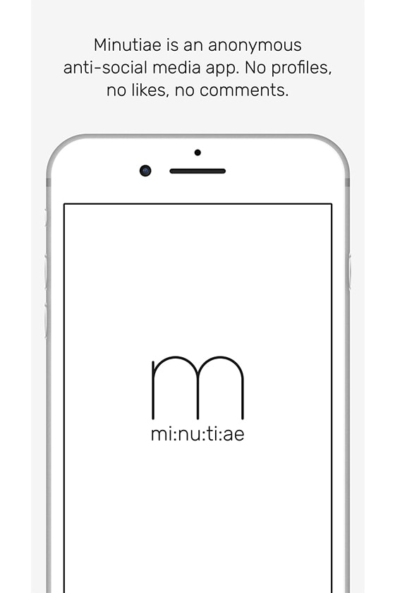 mi:nu:ti:ae 反社交 App