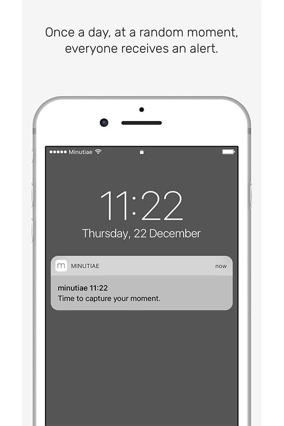 mi:nu:ti:ae 反社交 App