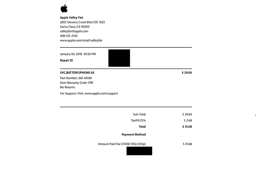 用戶付了 $29 美金後 卻發現 Apple 根本沒有替自己更換 iPhone 電池