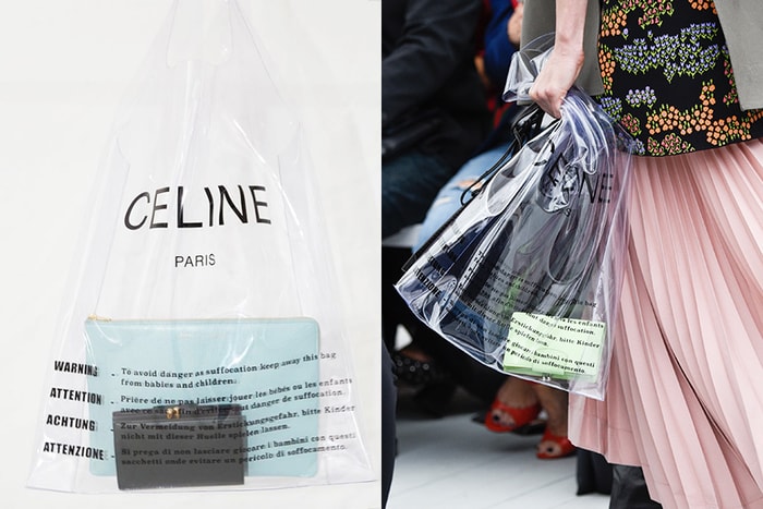 Phoebe Philo 極罕玩味之作:Céline 這個「透明膠袋」原來真的有在賣!