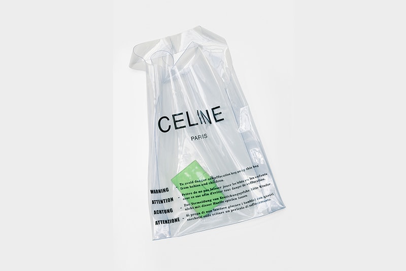 Celine  2018 夏季透明膠袋銀包套裝絕對 Phoebe Philo 的玩味之作