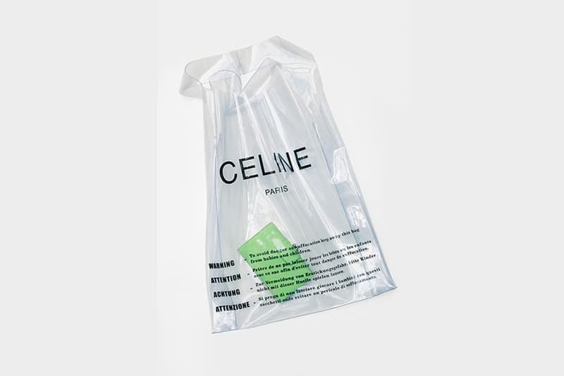 Celine 2018 夏季透明膠袋銀包套裝絕對 Phoebe Philo 的玩味之作