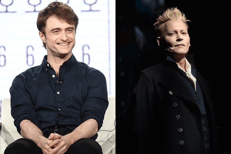 Daniel Radcliffe and Johnny Depp