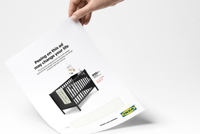 Ikea 到底要推出甚麼產品,竟然要你在廣告上小便?