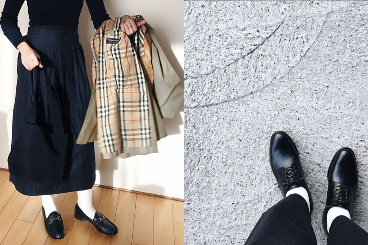 這些日本時尚女生已用行動證明白襪子配黑皮鞋不只是中學生玩意