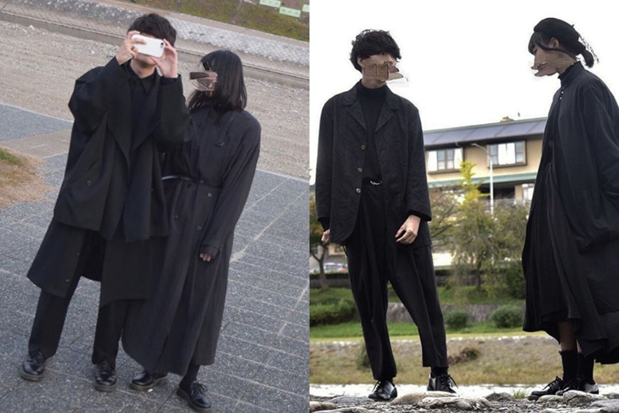 instagram 日本 All Black 情侶 黑色時尚品味合拍得令人羨慕