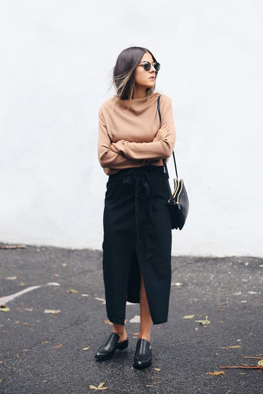 Less is more 簡約冬日造型街拍靈感