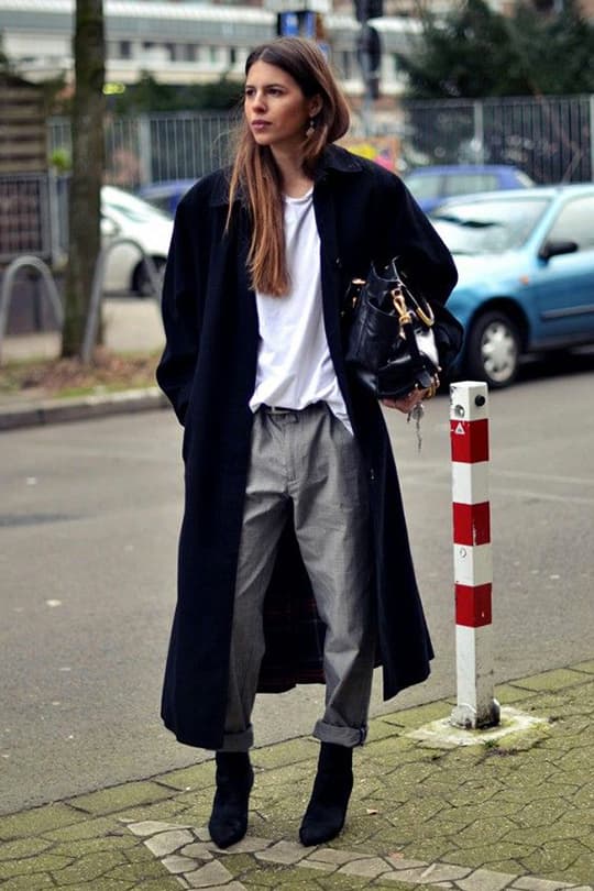 Less is more 簡約冬日造型街拍靈感