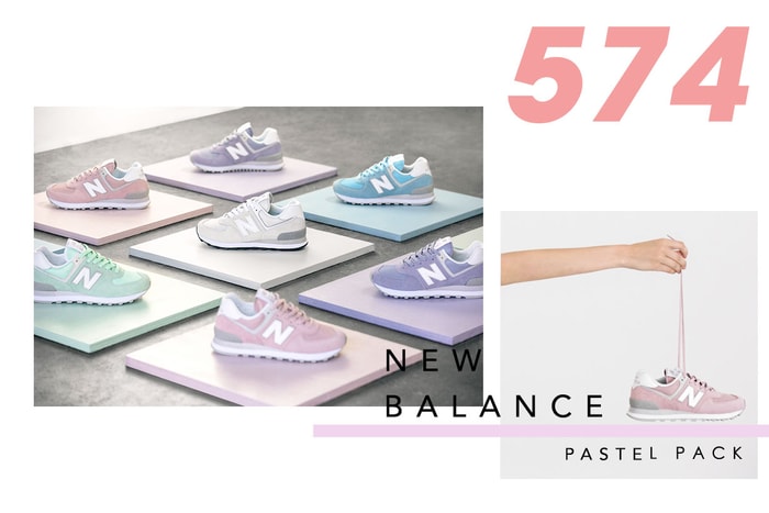 屬於春天的顏色：New Balance 推出粉色 574 波鞋系列，就如棉花糖一樣吸引！