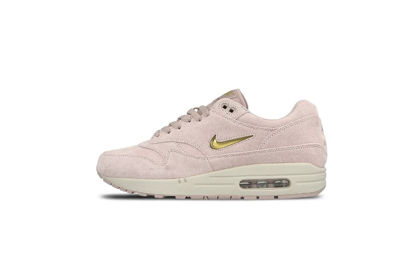 Nike Air Max 1 全新粉紅 金色波鞋
