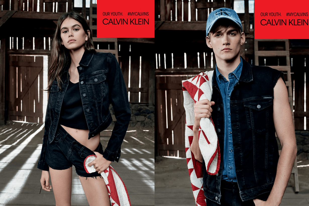 型男與美女!Presley、Kaia Gerber 兄妹檔成為 Calvin Klein 的最新代言人!