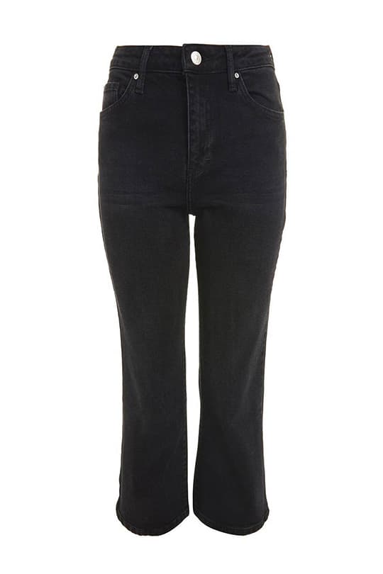 Topshop Dree Crop Flare Jeans