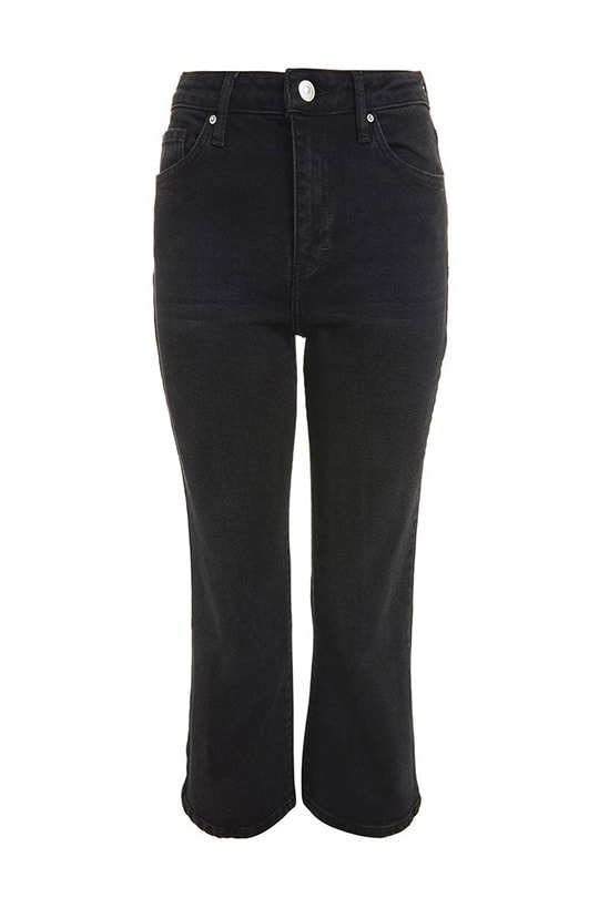Topshop Dree Crop Flare Jeans