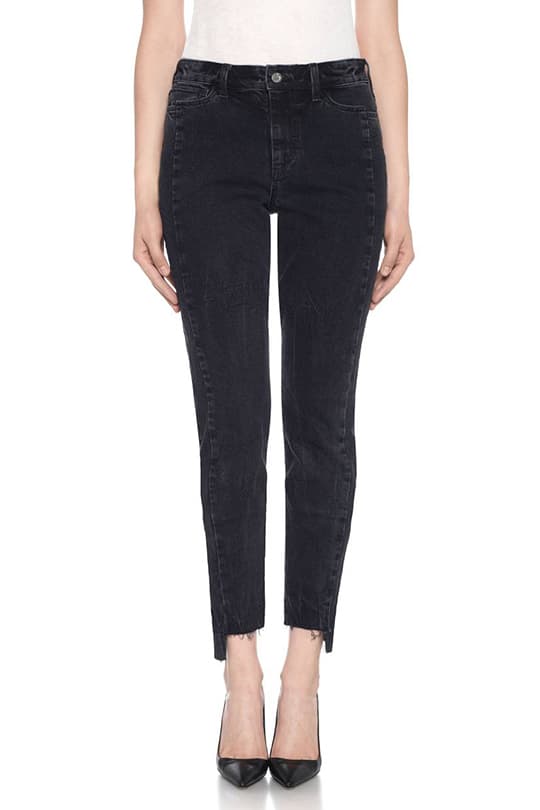 Taylor Hill x Joe's Kass Raw Step Hem Ankle Skinny Jeans
