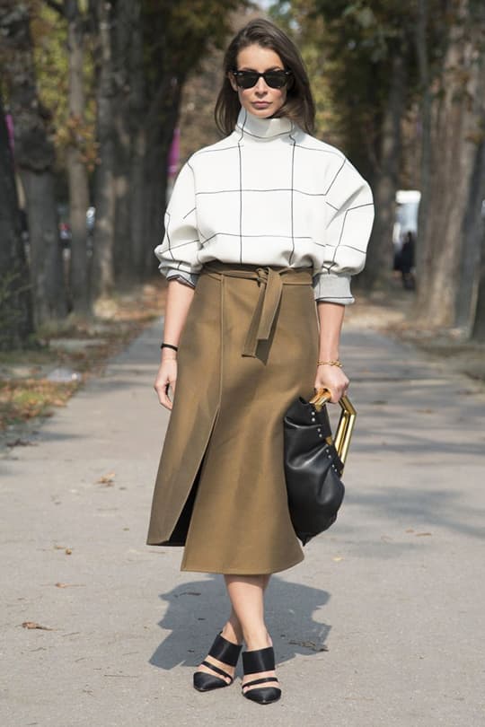 冬日辦公室時尚街拍穿搭靈感