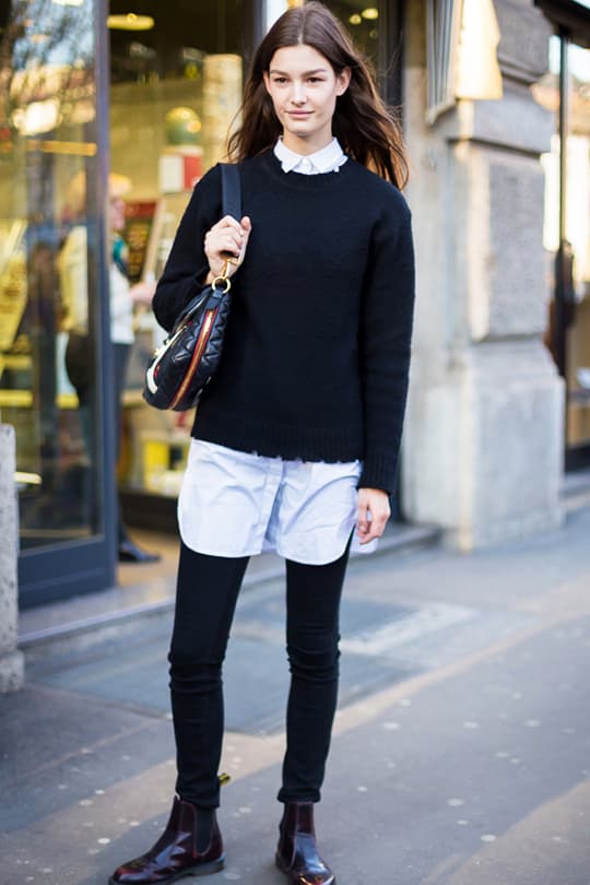 冬日辦公室時尚街拍穿搭靈感