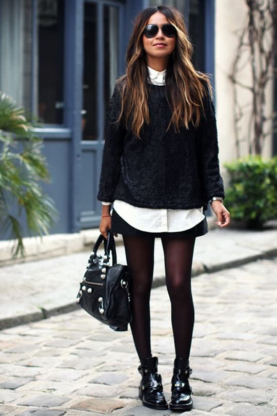 冬日辦公室時尚街拍穿搭靈感