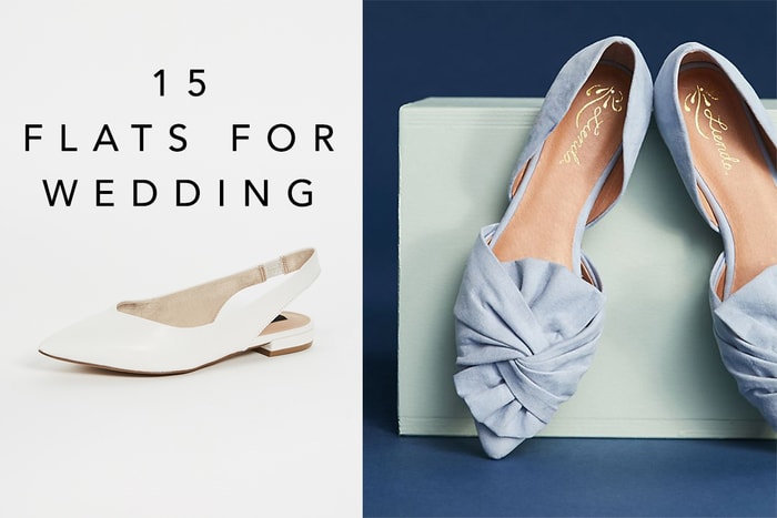 高跟鞋以外的選擇：結婚別苦了雙腿！為新娘們推薦的 14 雙時尚優雅平底鞋