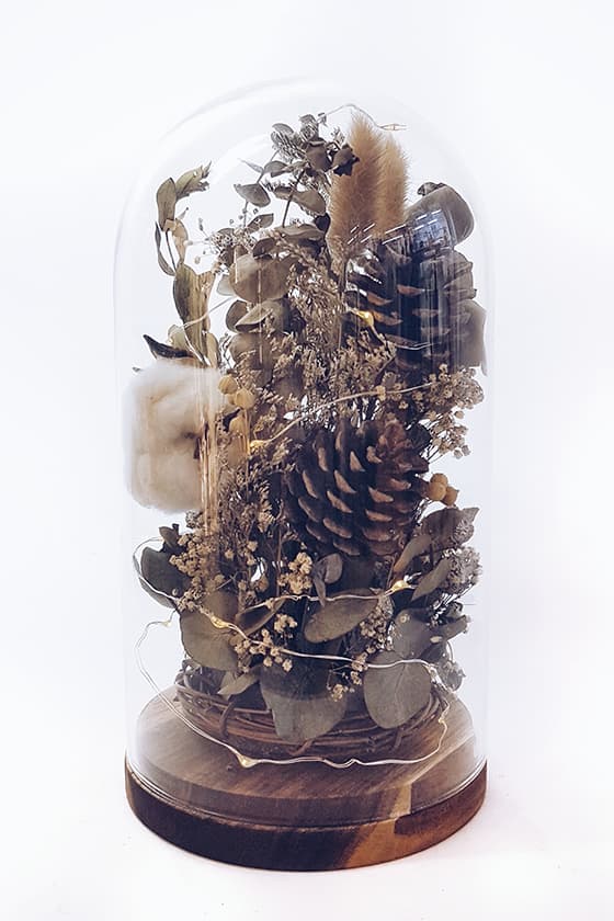 收花後把花永久保存的乾花裝飾