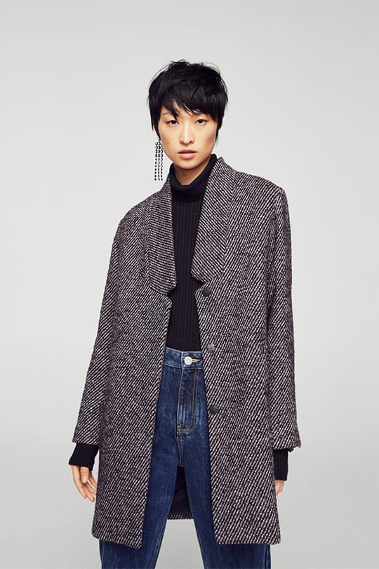 價錢親民的長絨褸 ZARA Mango Bershka Topshop