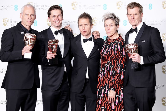 「英國奧斯卡」BAFTAs 完整得獎名單出爐-《廣告牌殺人事件》成最終大贏家!