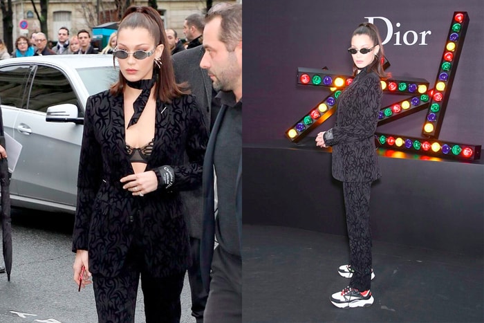 Dad Sneaker 也能穿得如此性感！看 Bella Hadid 完美示範 Dior 新款「B22」