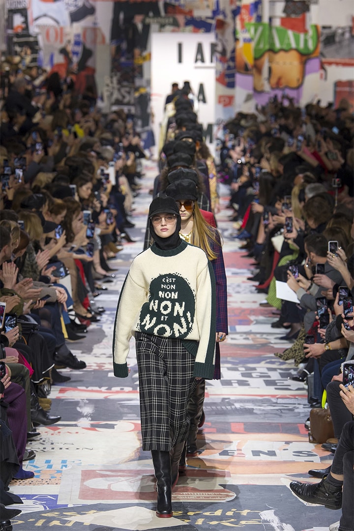  Christian Dior 於巴黎時裝周 PFW 發佈 2018 秋冬系列